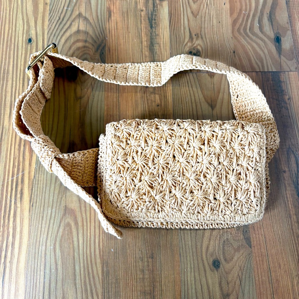 Mark & Graham Tan Crossbody Bag